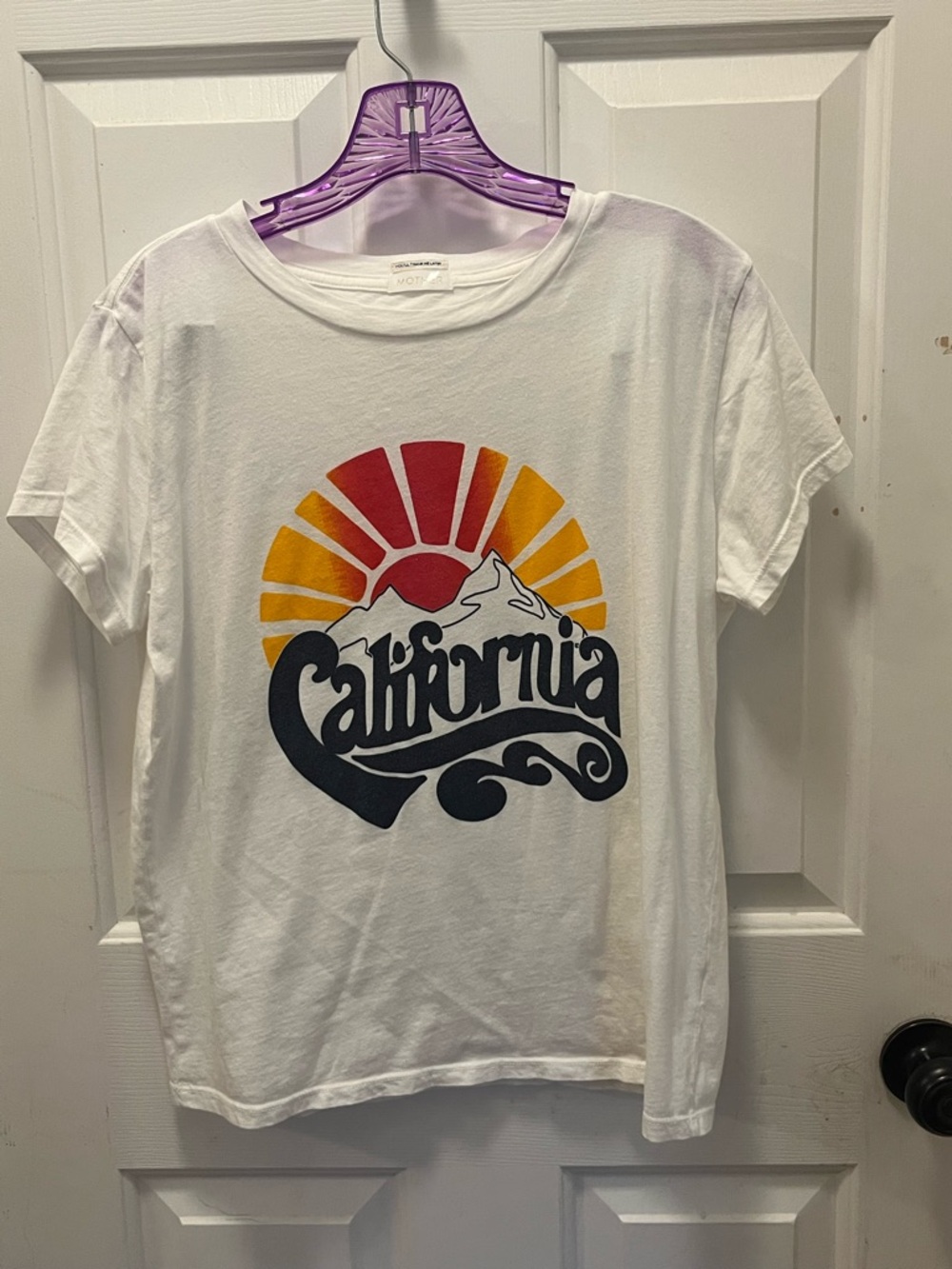 VGUC - MOTHER - The Boxy Goodie Goodie California Tee - Sz Large (?)